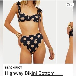 ISO— Beach Riot Midnight Polka Dot set